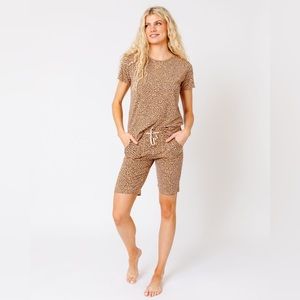 Lates by Kate Jam Shorts Set - Cheetah Spots